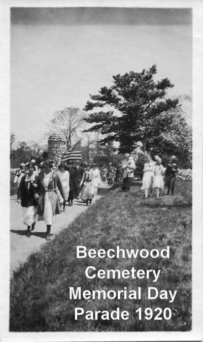 Beachwood Cemetery Parade 1920