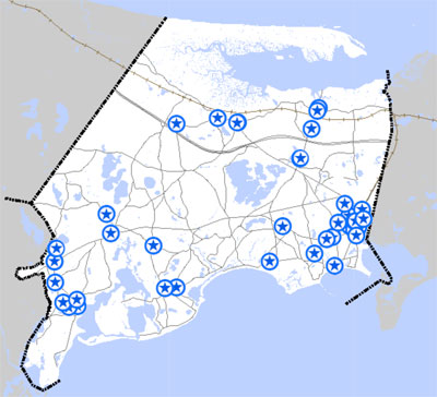 Veterans Memorial Map